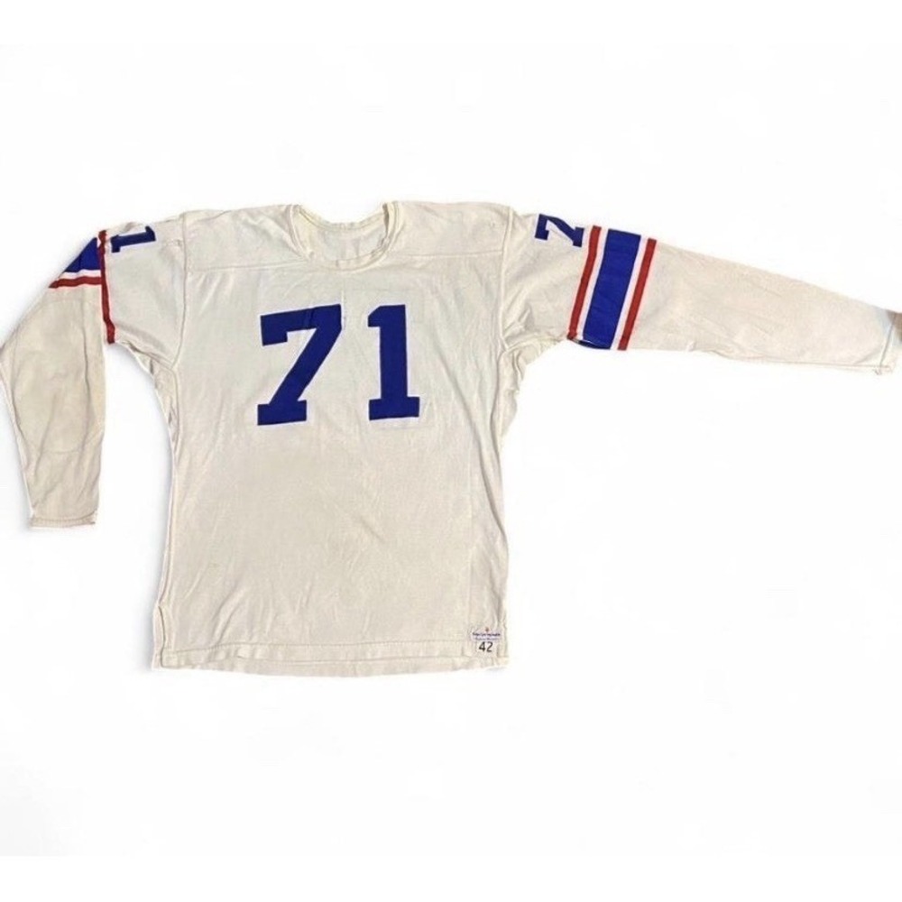 Authentic 1981 New England Patriots Jersey #71 Ray Hamilton-Rare Vintage NFL